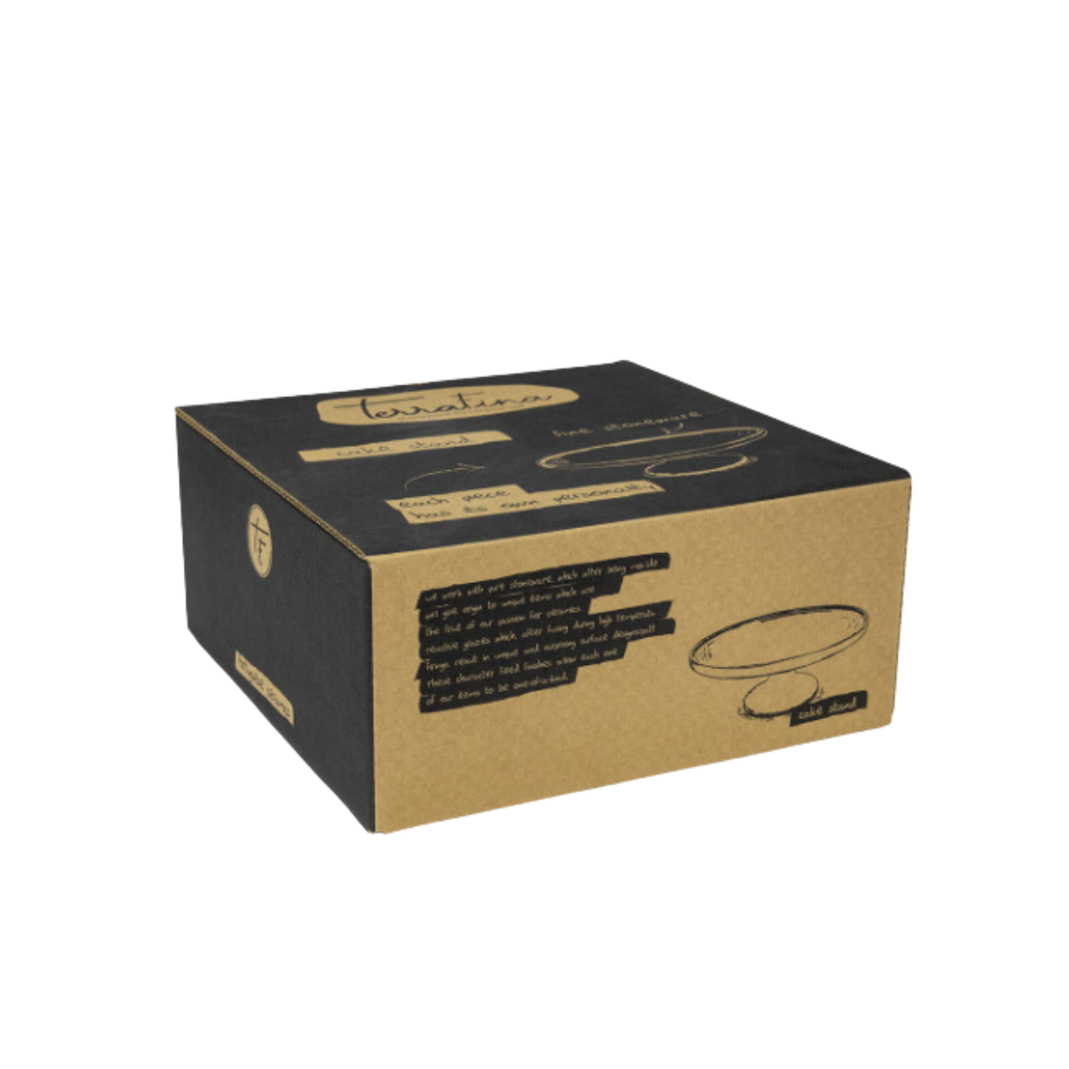 Terrafina Blue Amazonia Cake Stand