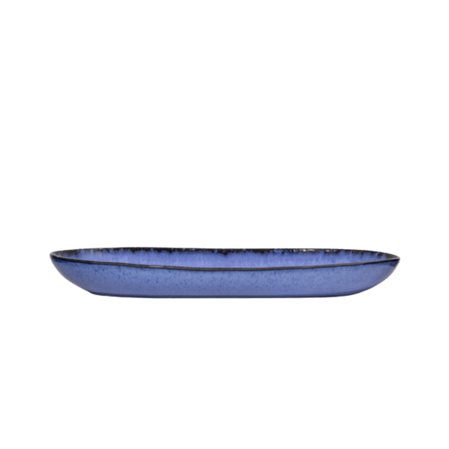 Terrafina Blue Amazonia Oval Serving - Set of 4