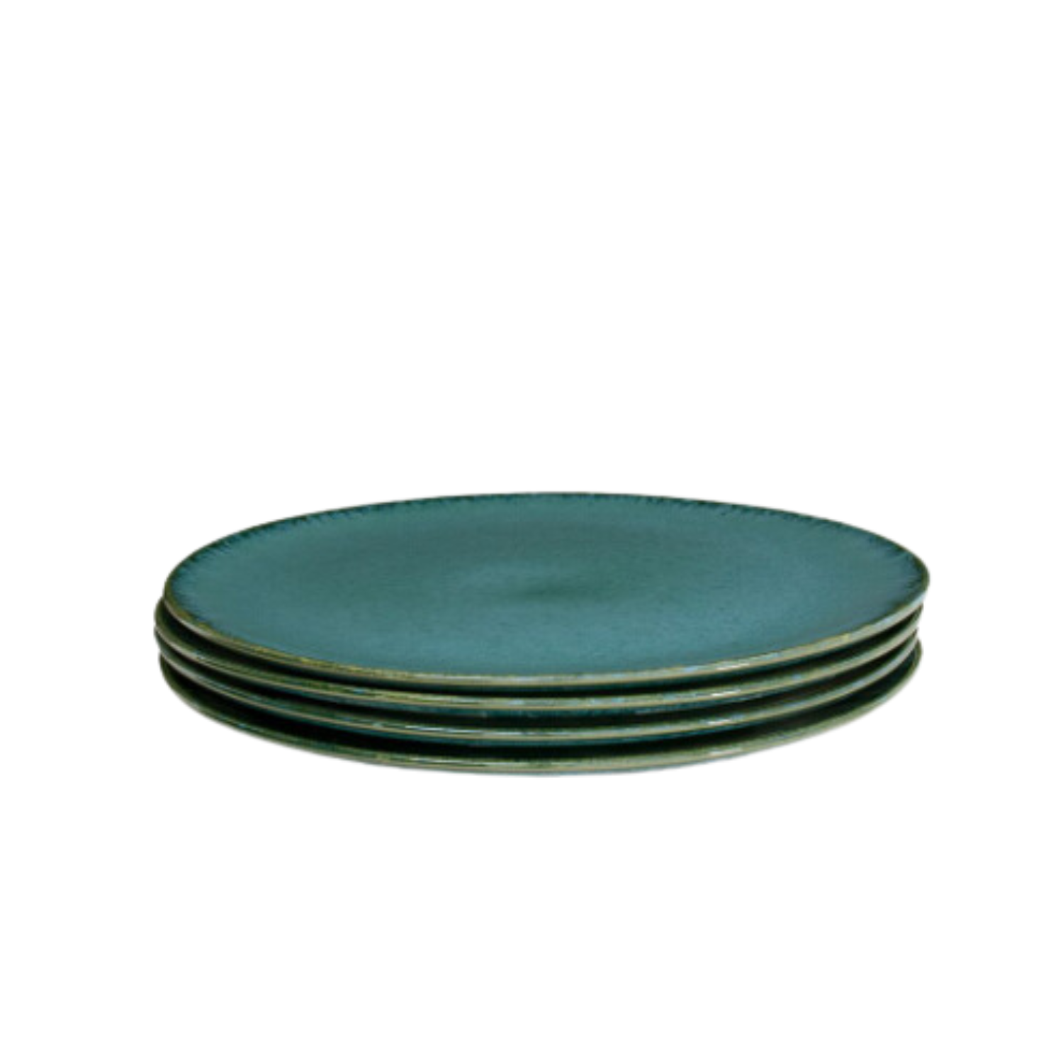 Terrafina Green Amazonia Dinner Plate - Set of 4