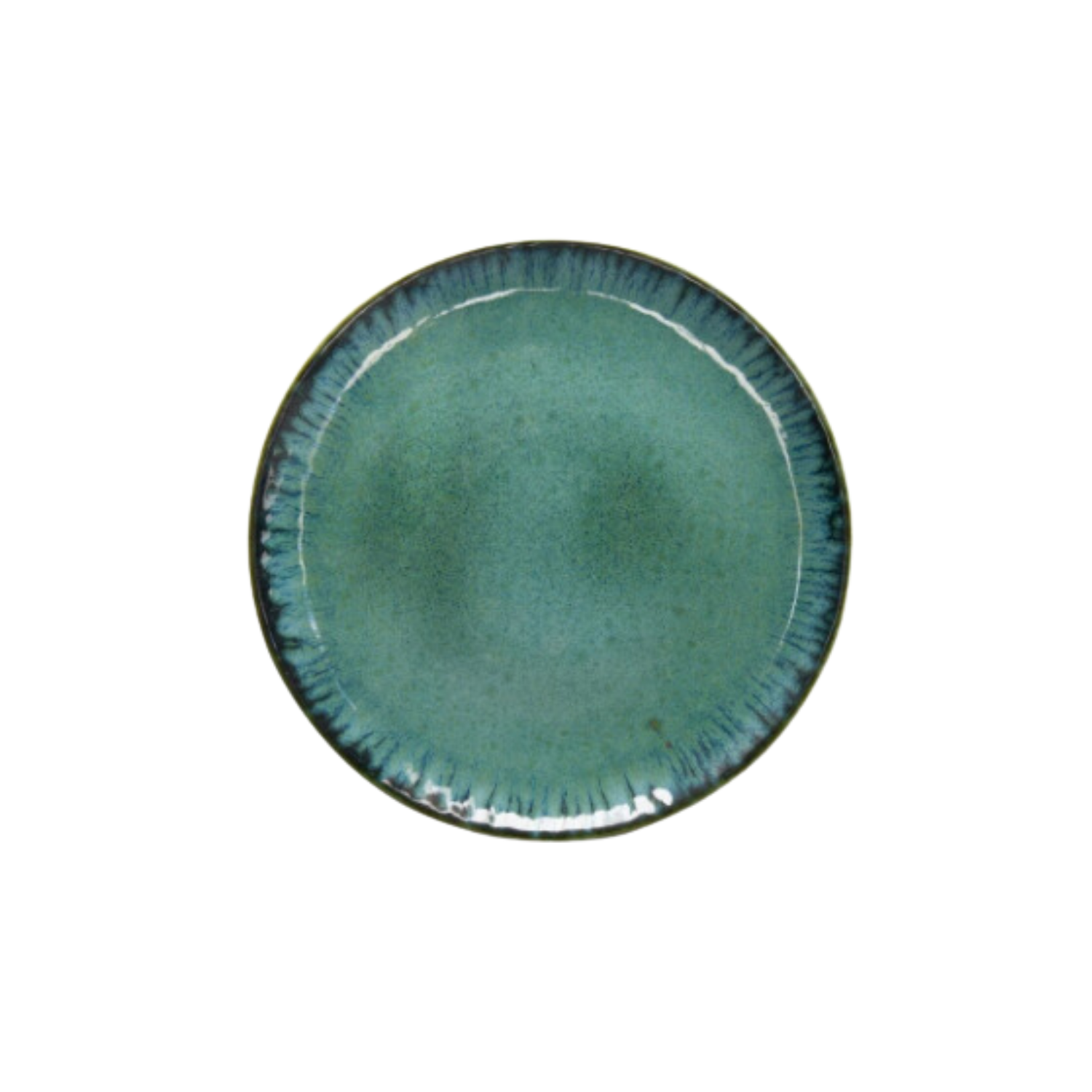 Terrafina Green Amazonia Salad Plate - Set of 4