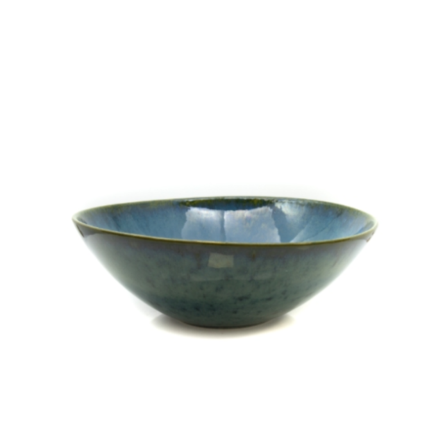 Terrafina Green Amazonia Serving Bowl