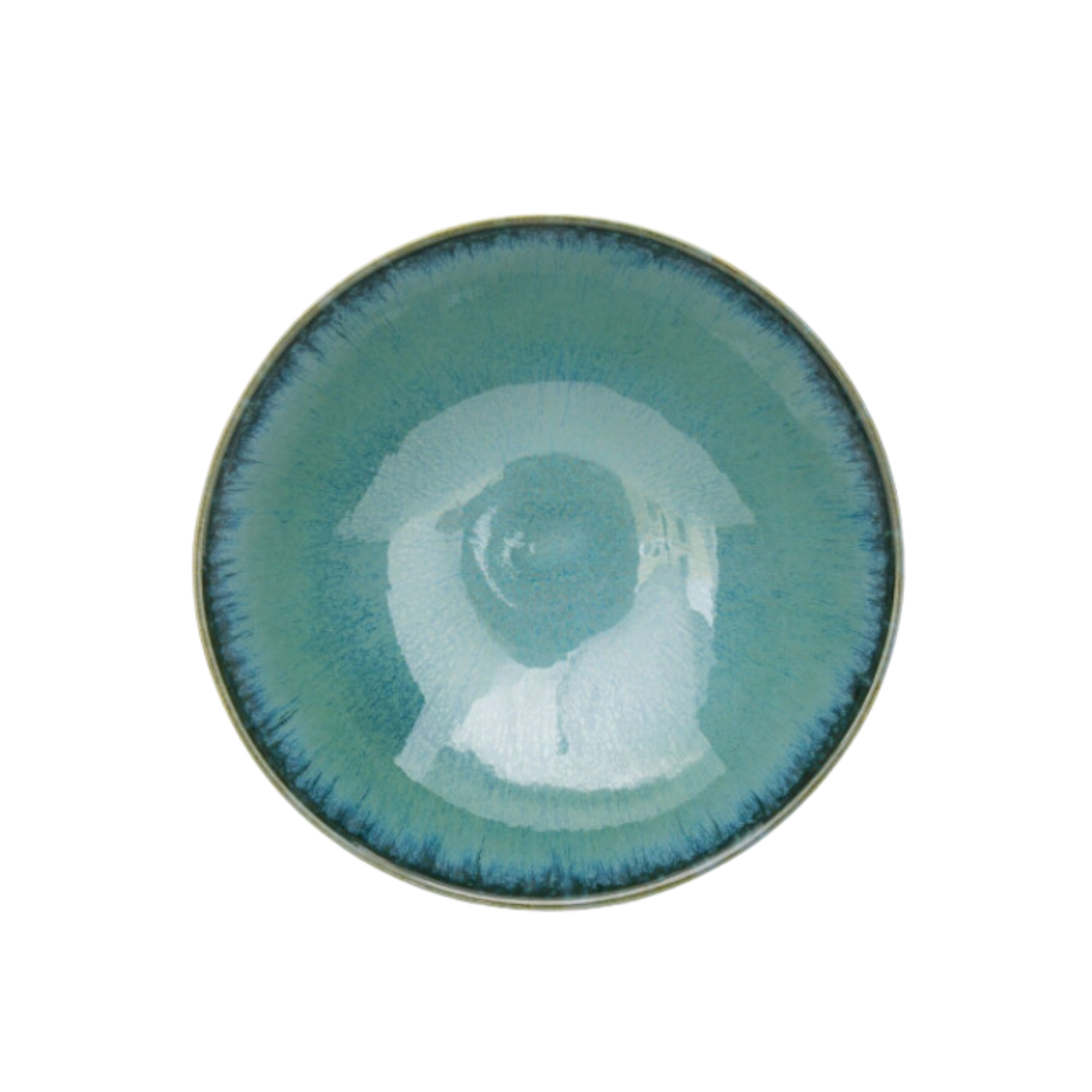 Terrafina Green Amazonia Serving Bowl