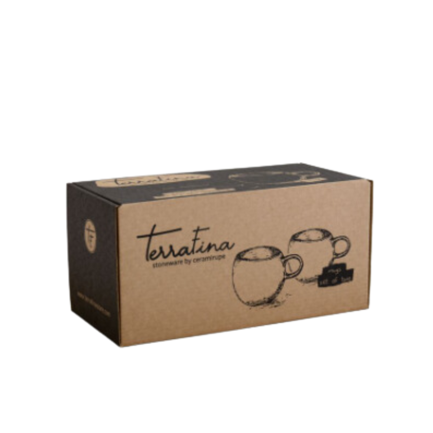 Terrafina Green Amazonia Mug - Set of 2