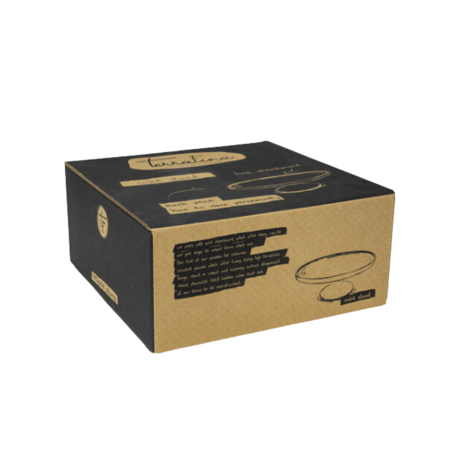 Terrafina Green Amazonia Cake Stand