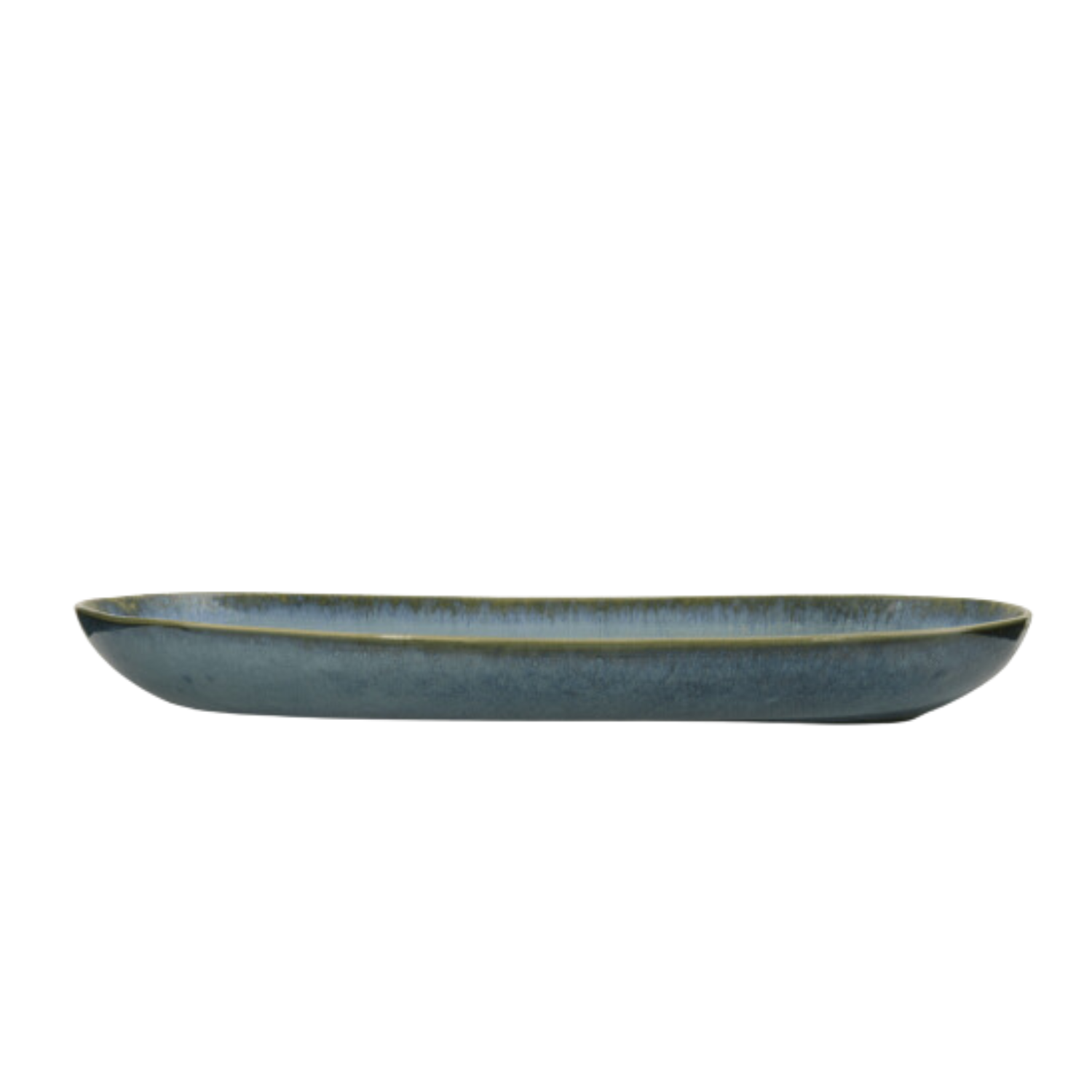 Terrafina Green Amazonia Oval Serving - Set of 4