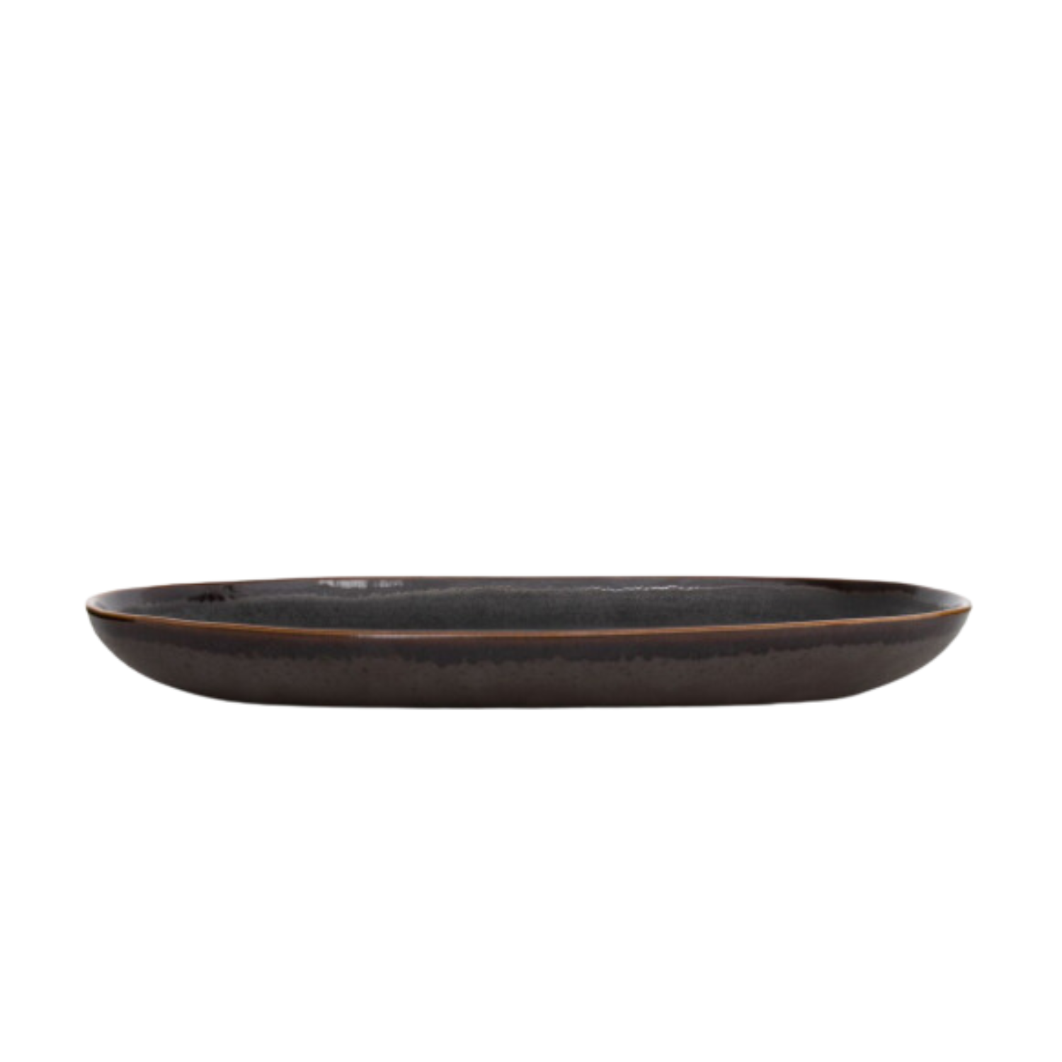 Terrafina Brown Coffee Oval Serving - Set of 4