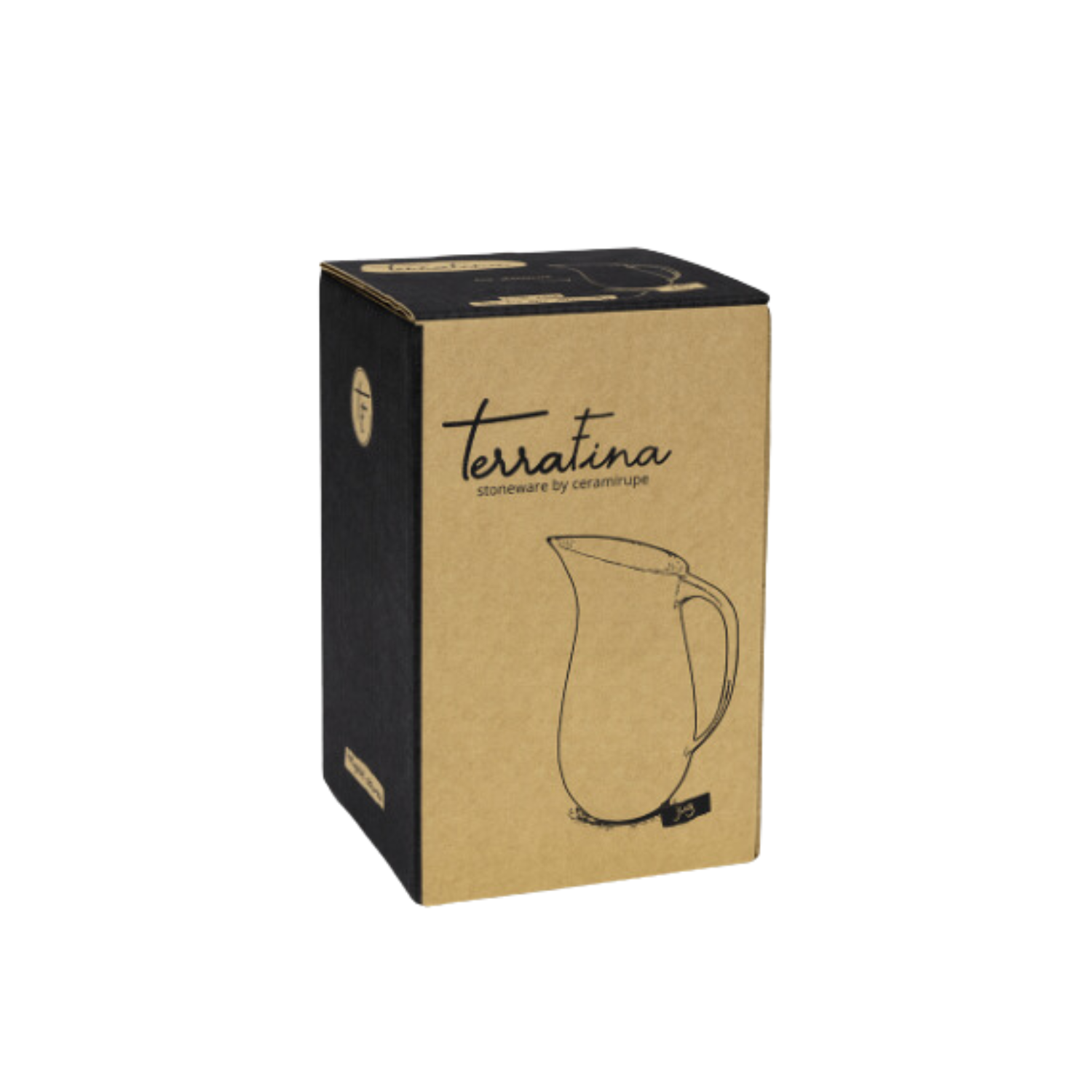 Terrafina Brown Coffee Jug
