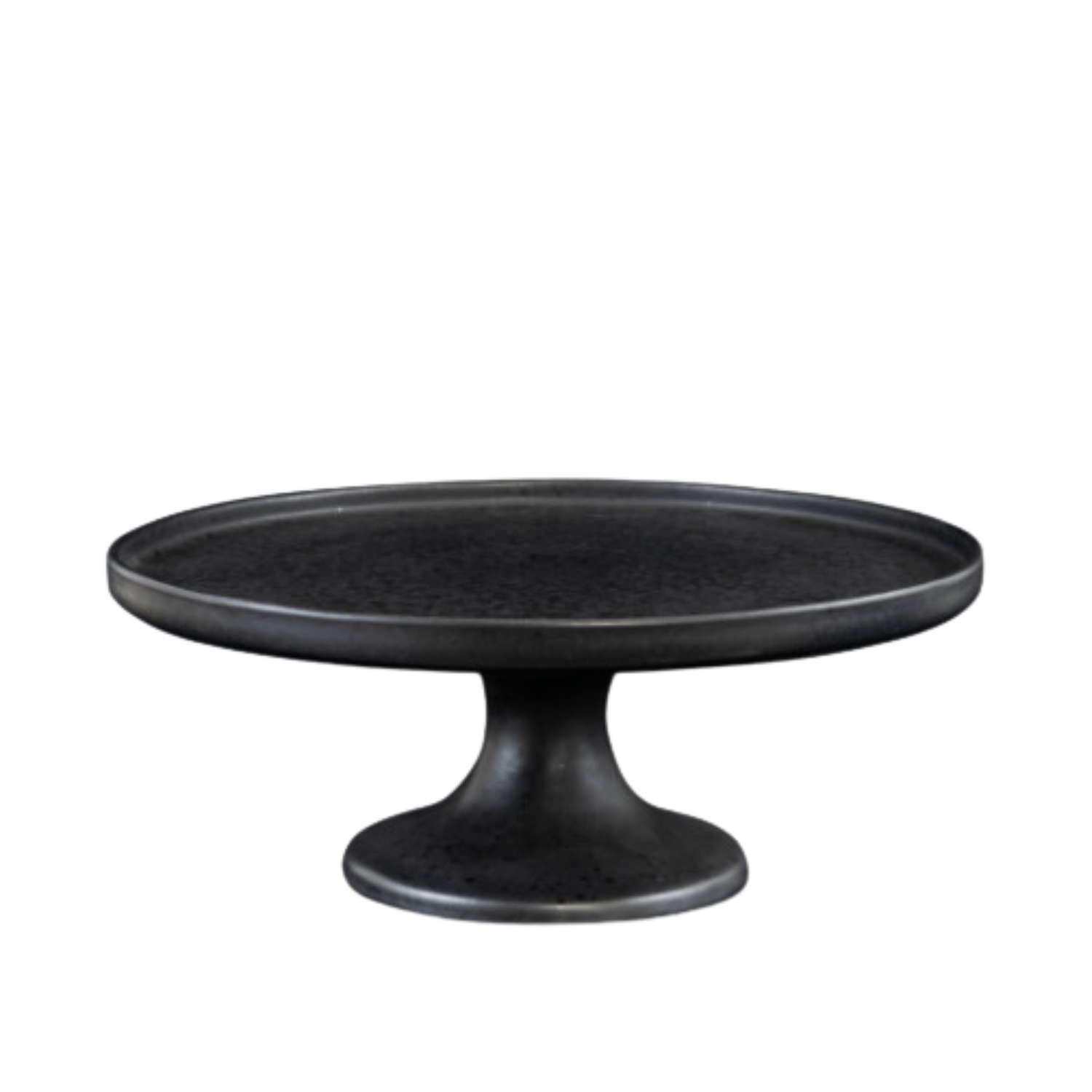 Terrafina Black Stone Cake Stand