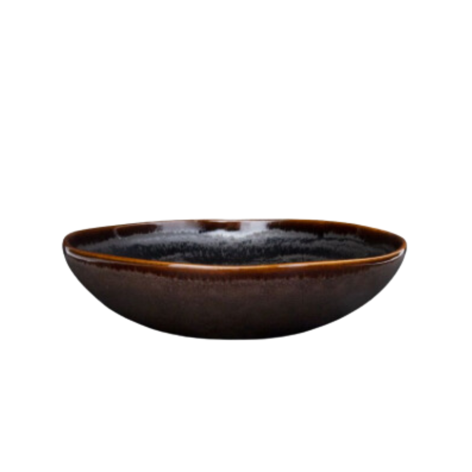 Terrafina Brown Coffee Pasta/Soup Plate - Set of 4