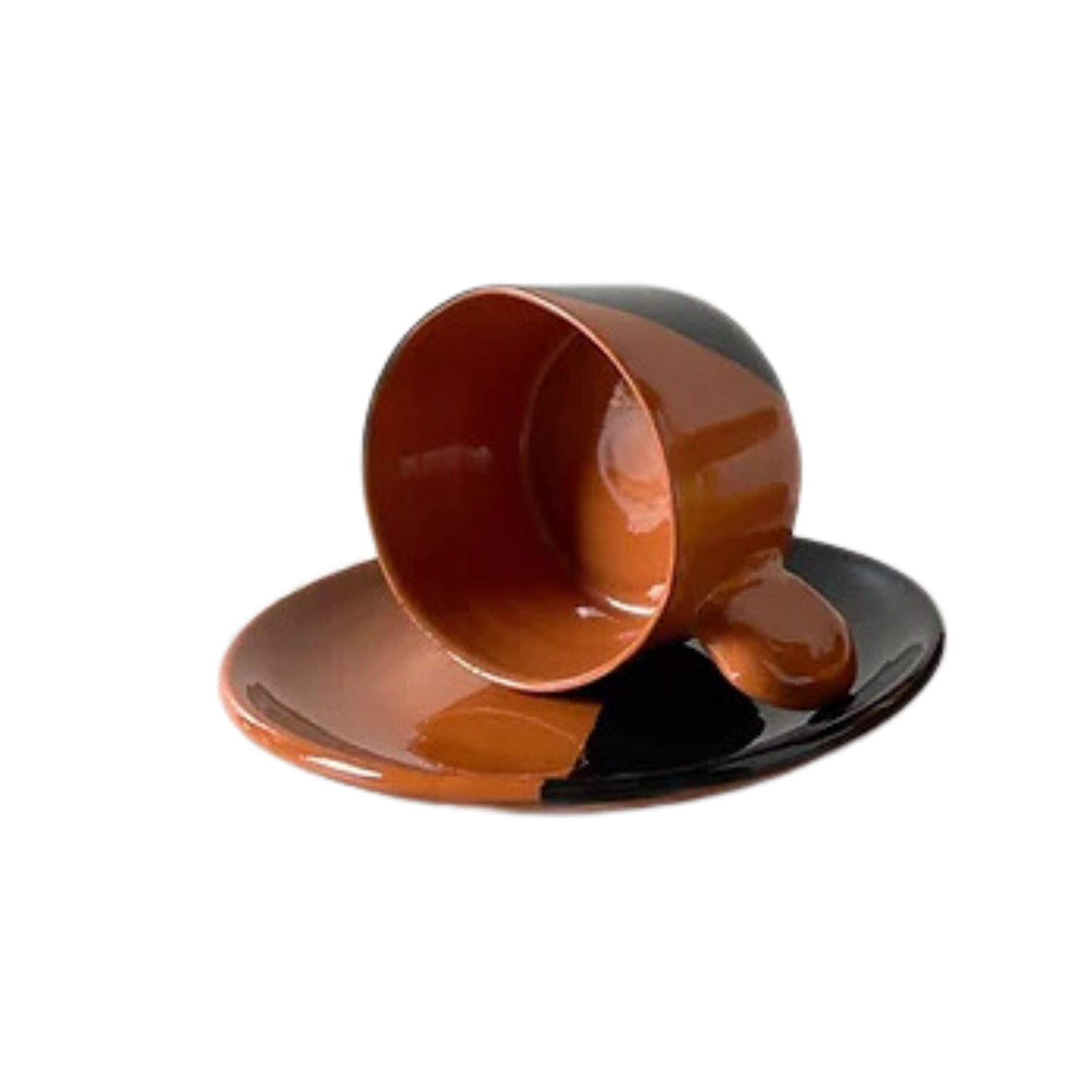 Casa Cubista Dipped Espresso Cup and Saucer