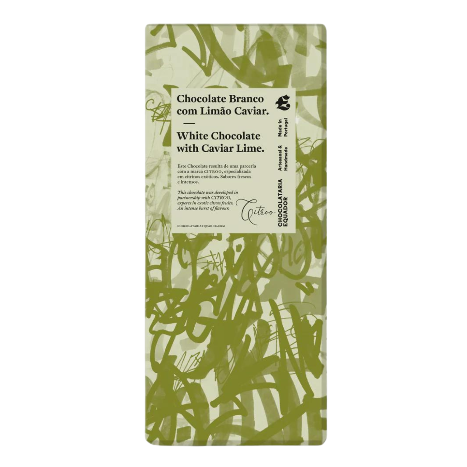 Chocolataria Equador White Chocolate with Caviar Lime