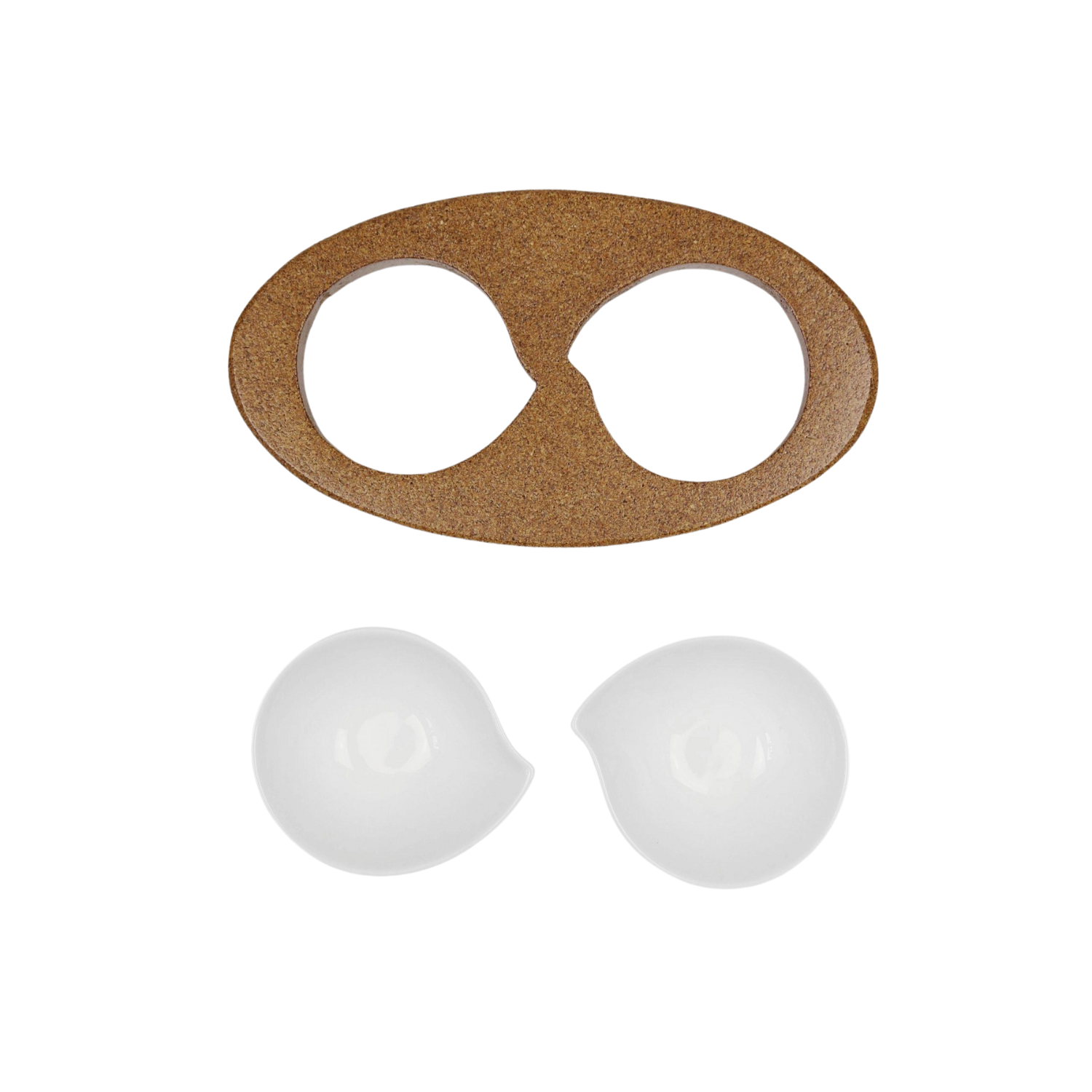 Minimal Cork Double Appetizer Platter