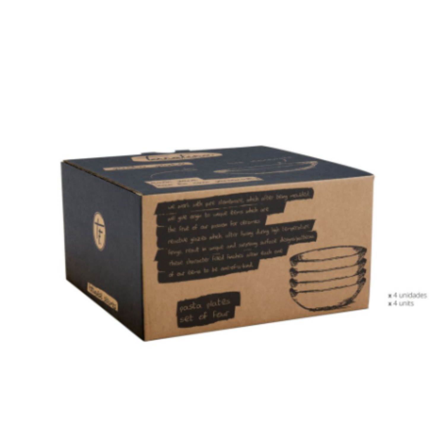 Terrafina Sail Pasta/Soup Plate - Set of 4