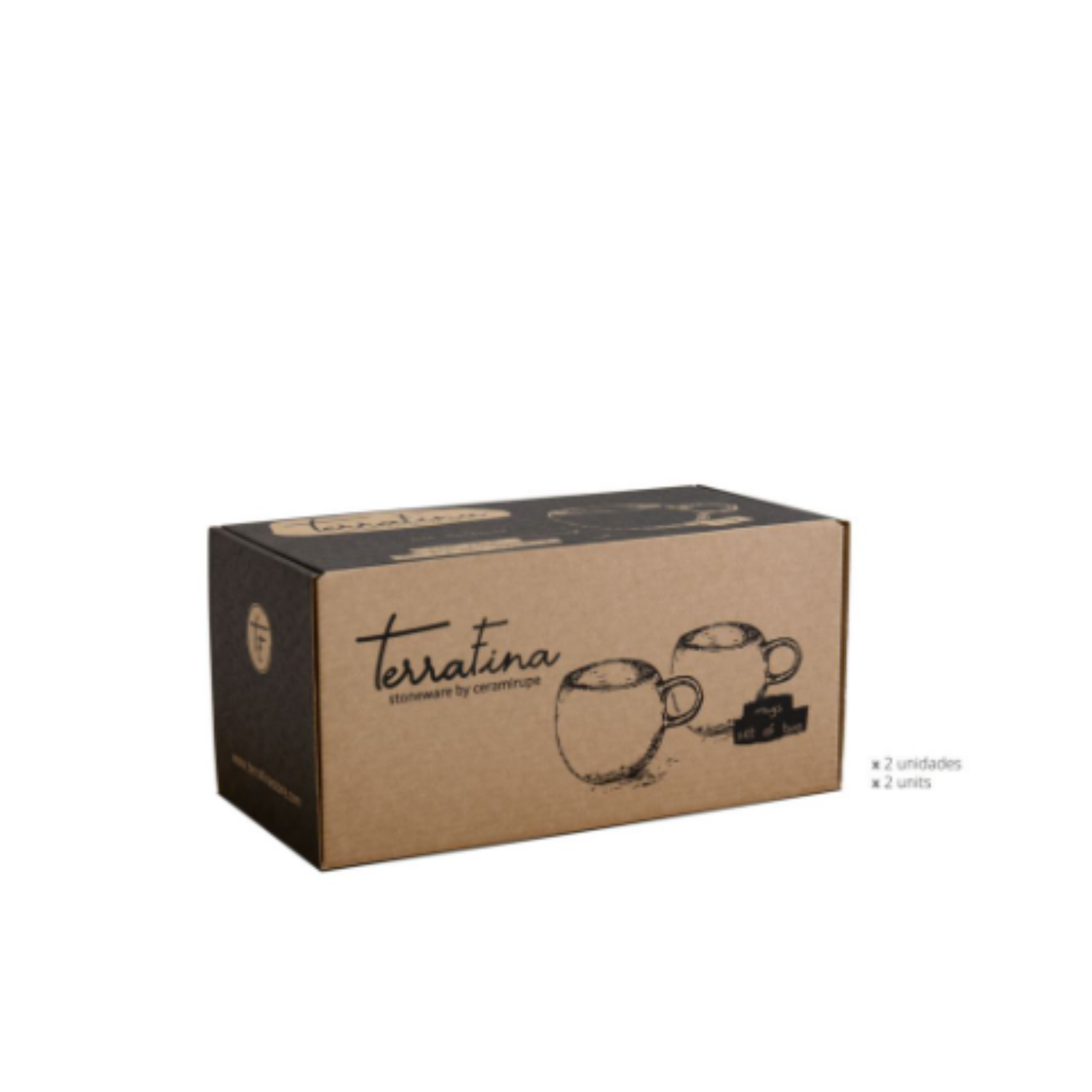 Terrafina Sail Mug - Set of 2