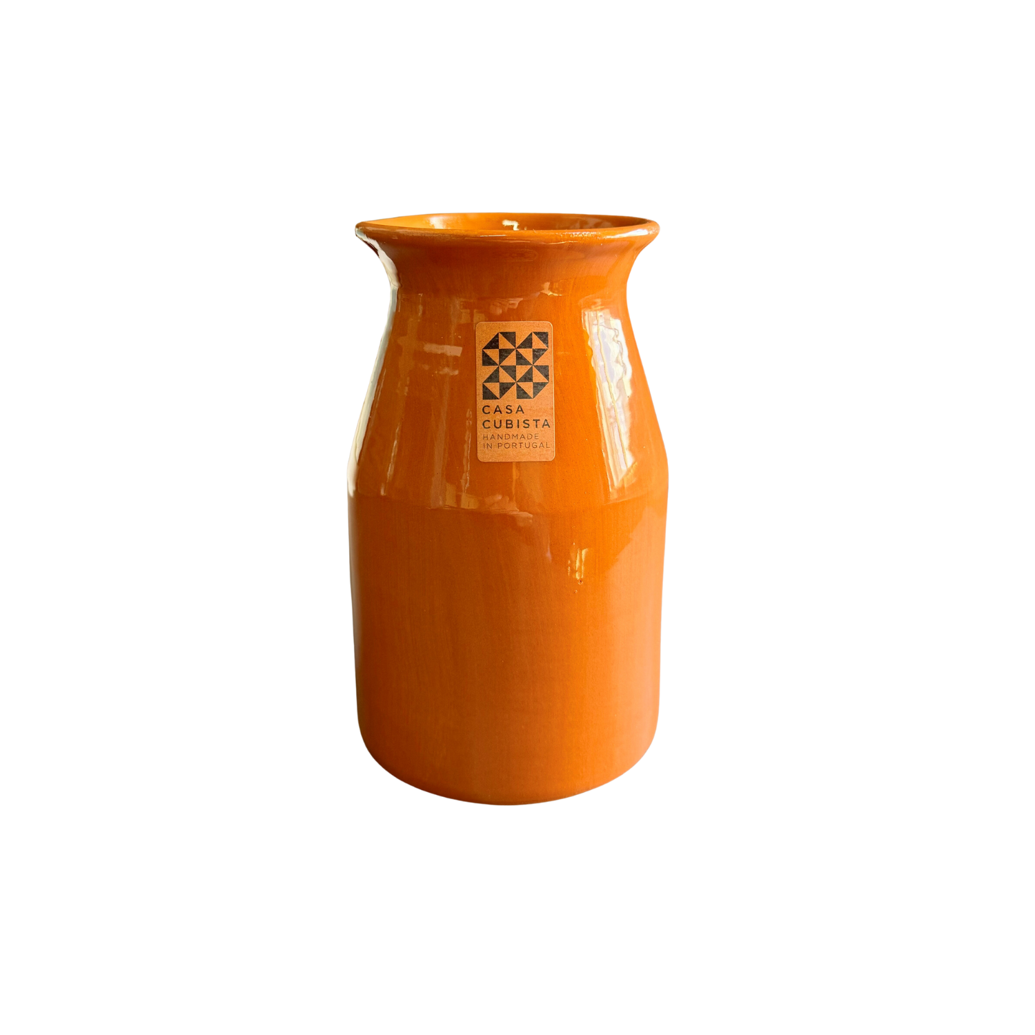 Casa Cubista Coluna Vase - Natural