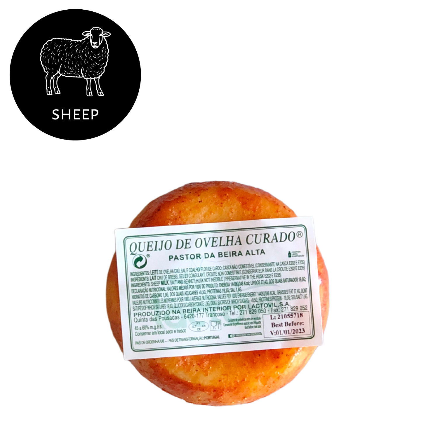 Pastor da Beira Alta - Queijo da Serra - Cured with Paprika