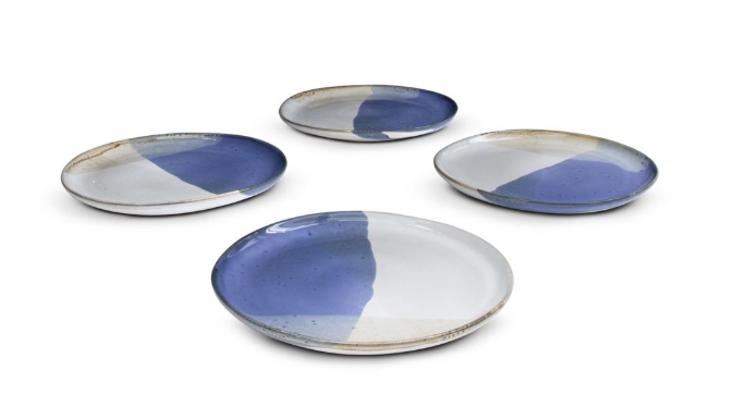 Terrafina Salty Sea Salad Plate - Set of 4