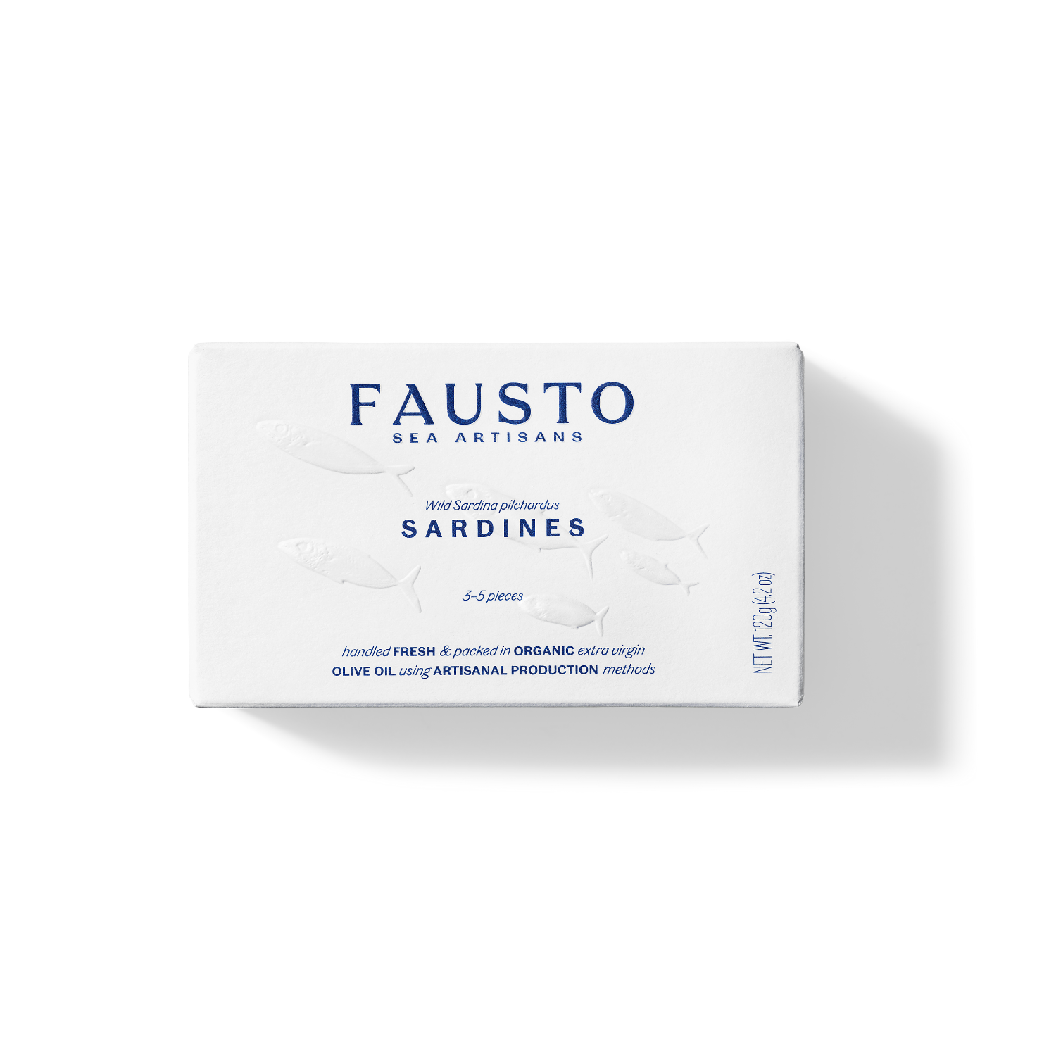 Fausto Wild Sardines in Organic Extra Virgin Olive Oil