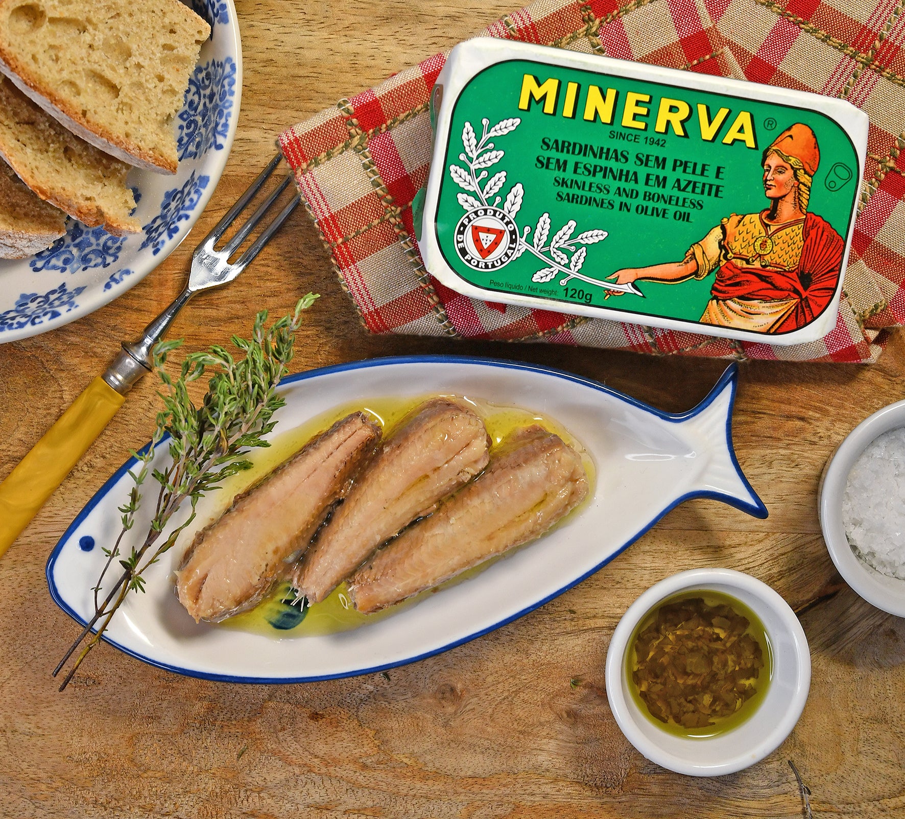 Minerva Skinless and Boneless Sardines in Olive Oil