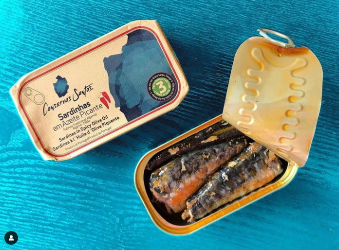 Conservas Santos Portuguese Sardines in Spicy Olive Oil