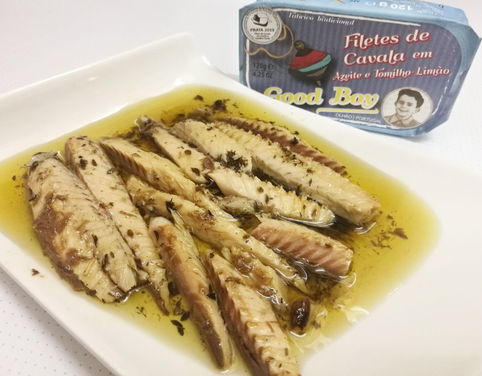 Good Boy Mackerel Fillets in Olive Oil with Thyme and Lemon