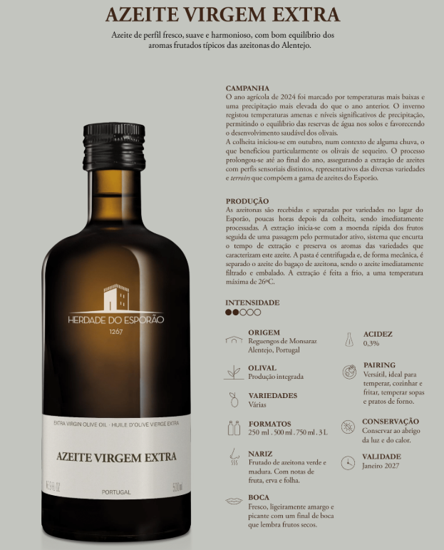 Herdade do Esporão  Extra Virgin Olive Oil - 3L