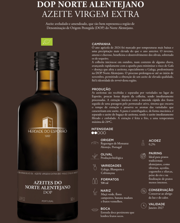 Herdade do Esporão North Alentejano Extra Virgin Olive Oil DOP - 500 ml