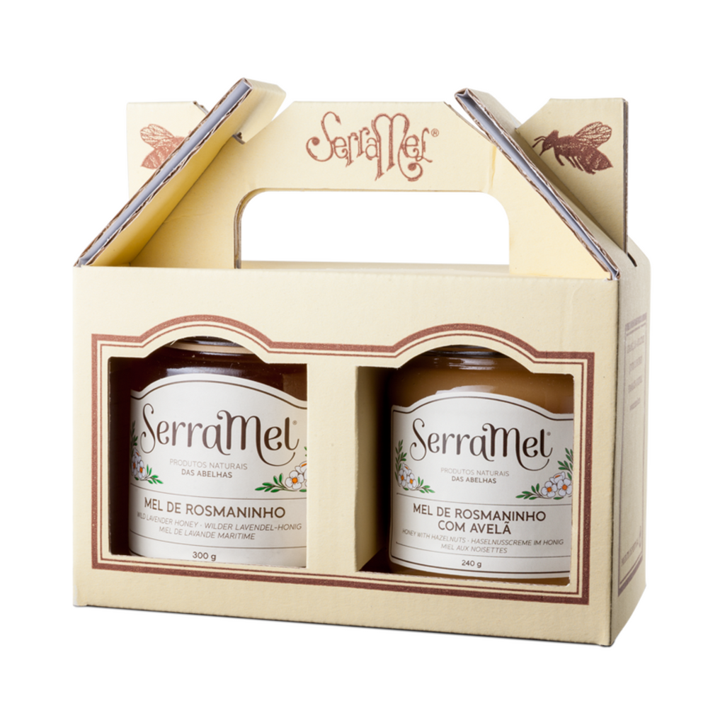 SerraMel Wild Lavender Honey and Hazelnut Honey Pack
