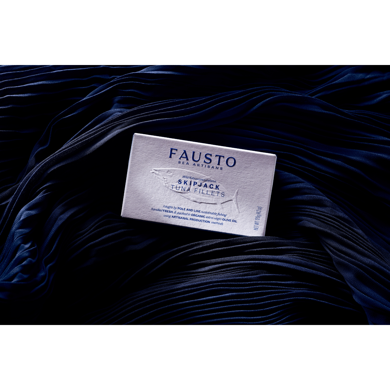 Fausto Skipjack Tuna Fillets in Organic Extra Virgin Olive Oil
