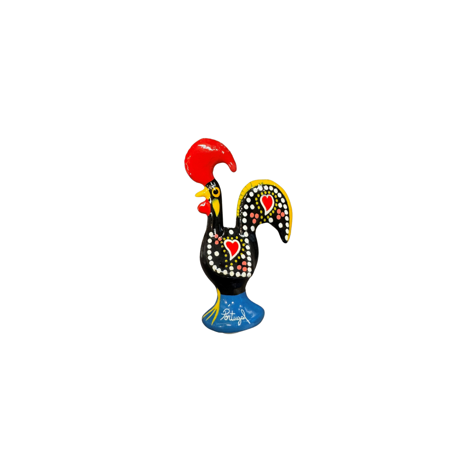 2.5 Inch Magnetic Galo Barcelos Traditional Hand-Crafted Metal Rooster