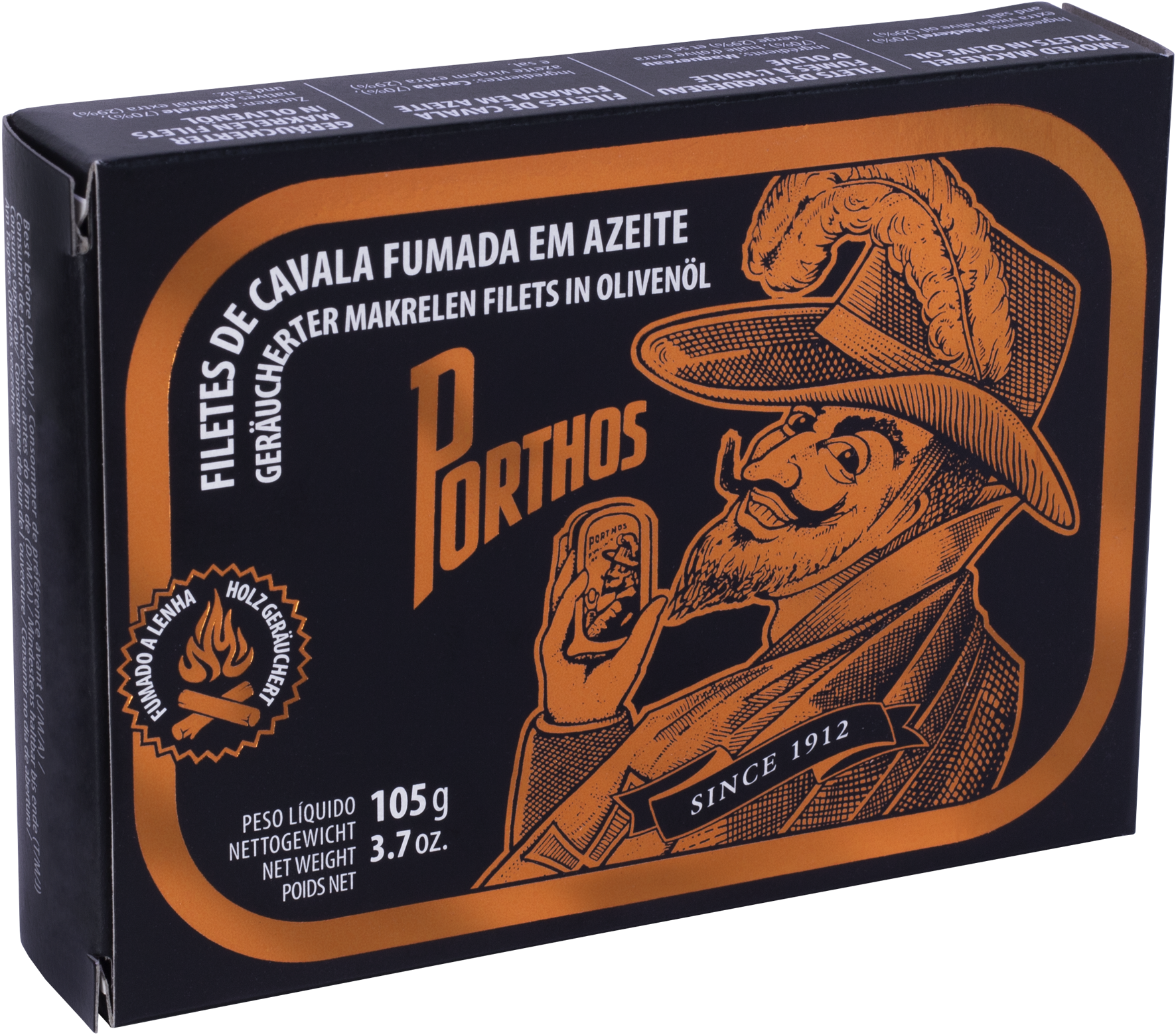 Porthos Smoked Mackerel Fillets in Olive Oil