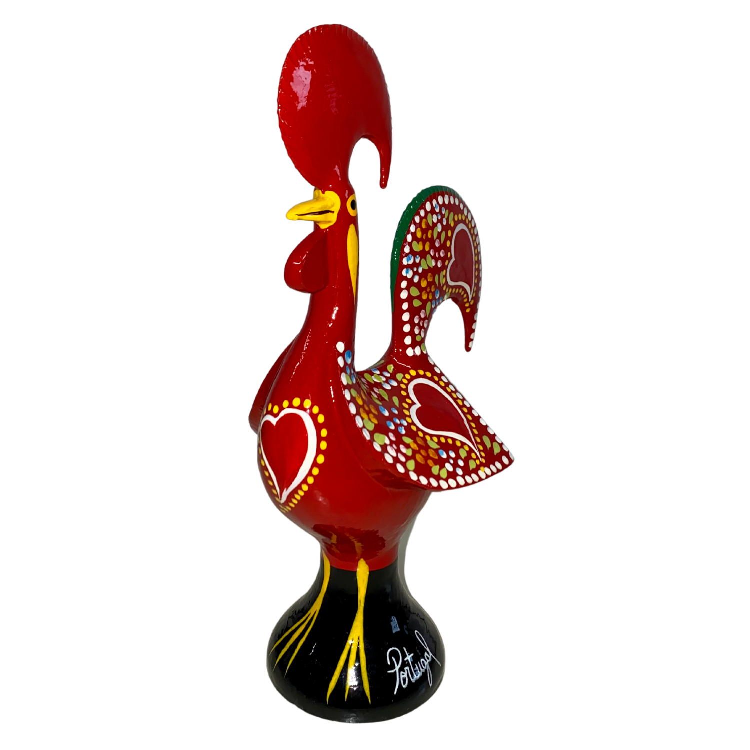 11 inches Galo Barcelos Hand-crafted Metal Rooster.