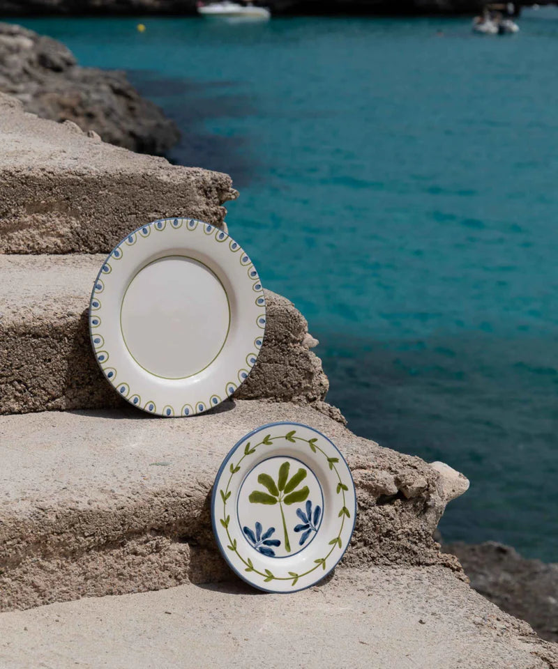 Valsa Bananeira Hand-Painted Dessert Plate