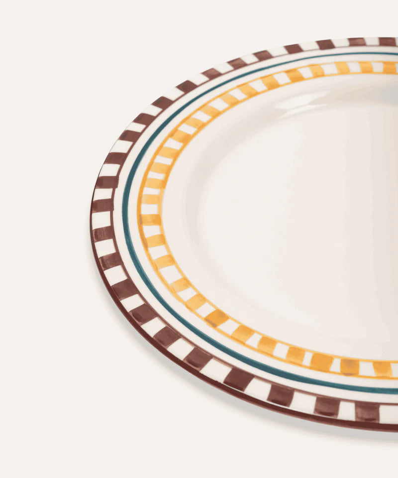 Valsa Charlotte Hand-Painted Dinner Plate