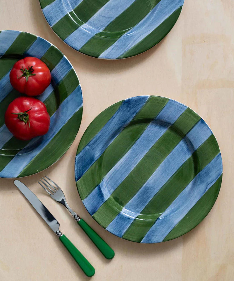 Valsa Clarice Hand-Painted Dinner Plate