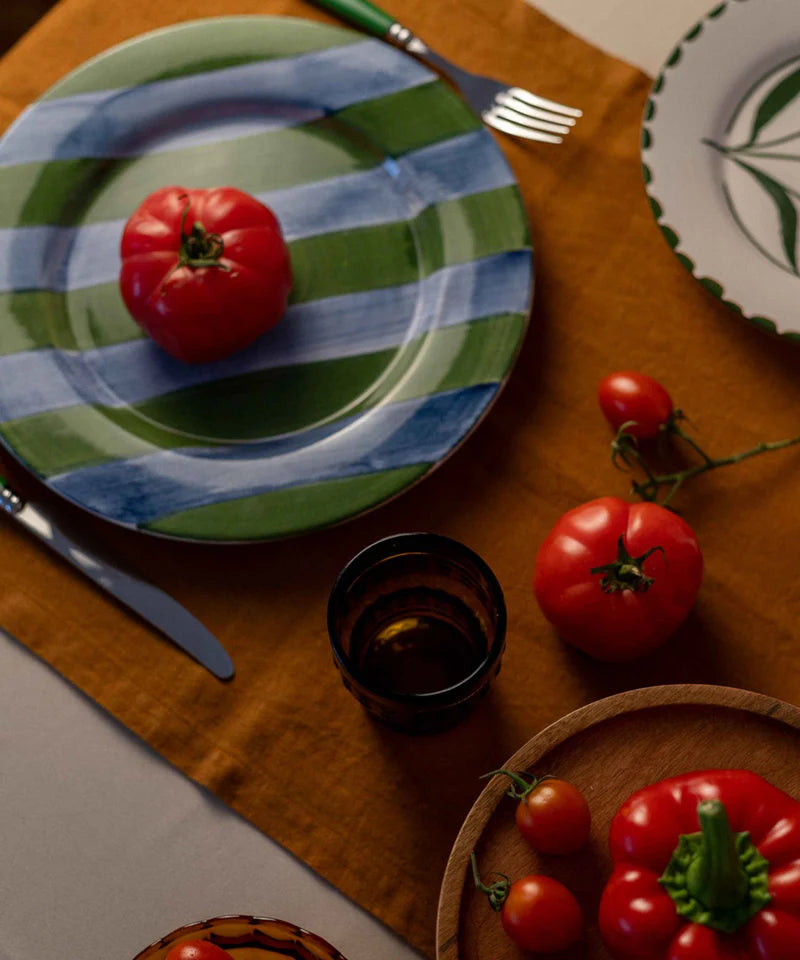 Valsa Clarice Hand-Painted Dinner Plate