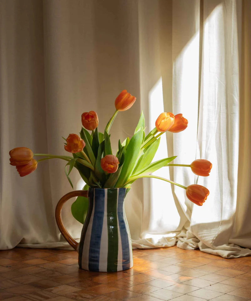 Valsa Lapa Hand Painted Ceramic Jug - 2L