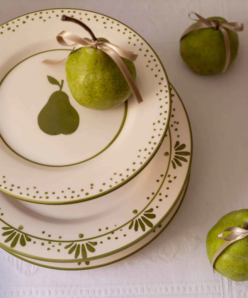 Valsa Pera Hand-Painted Dessert Plate