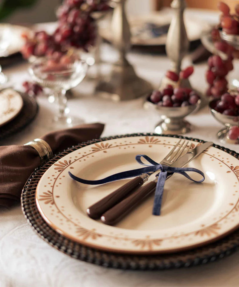 Valsa Teresa Hand-Painted Dinner Plate