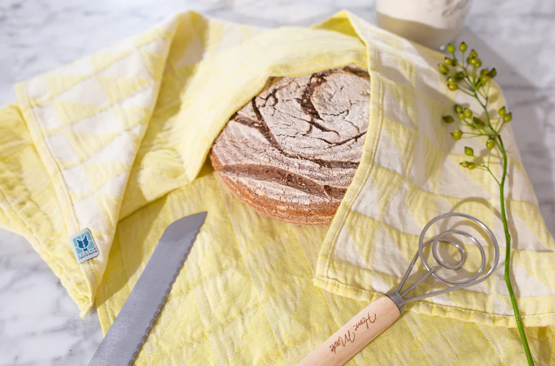 Agatha Porto Tea Towel Serra Yellow