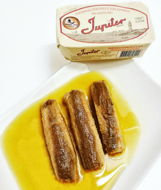Jupiter Skinless and Boneless Sardines in Organic Olive Oil