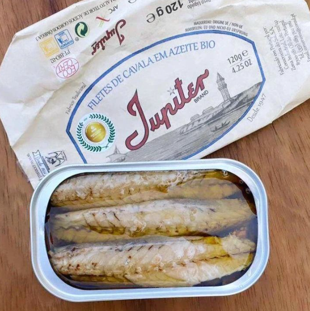 Jupiter Mackerel Fillets in Organic Olive Oil