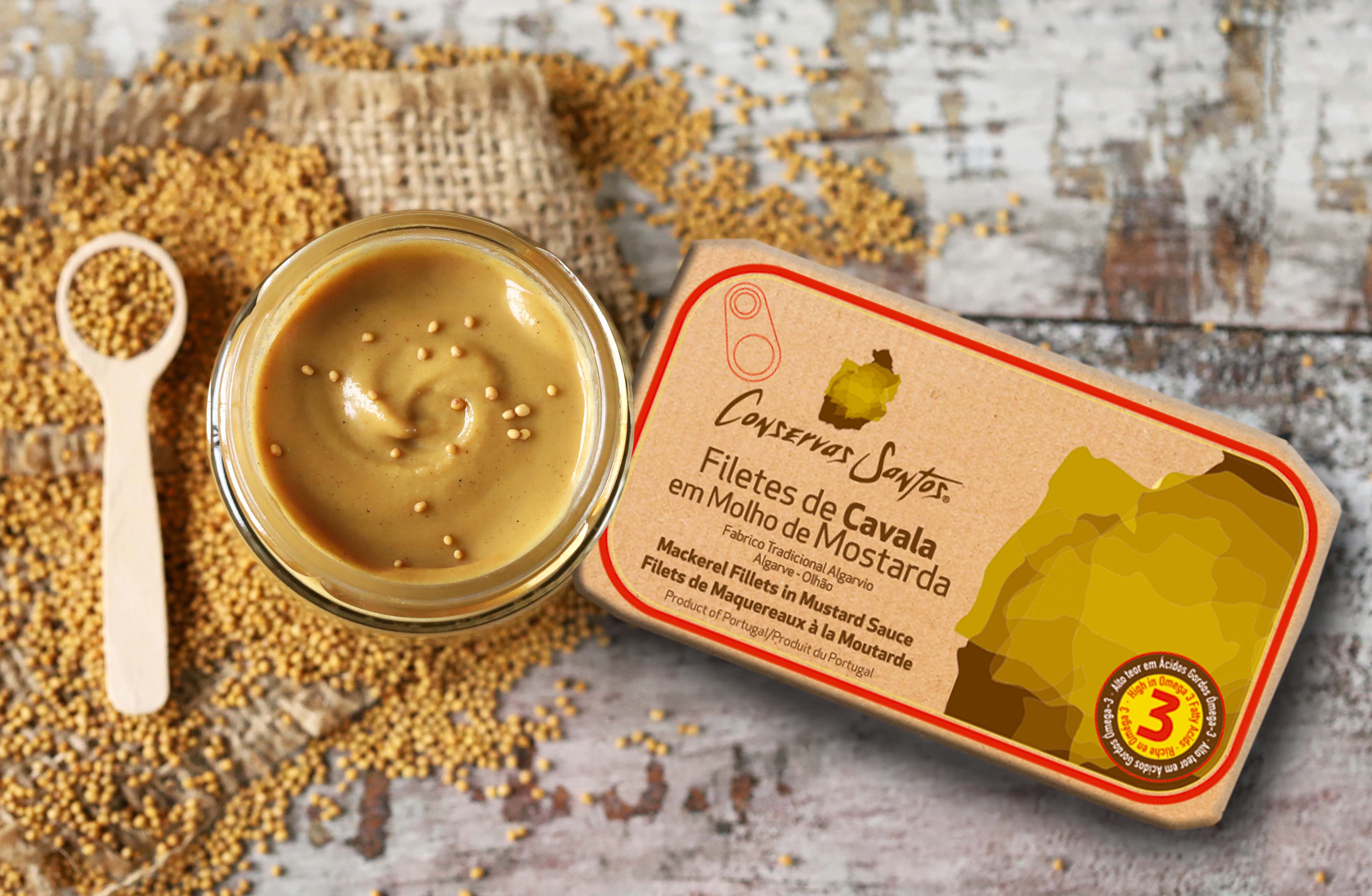 Conservas Santos Mackerel Fillets in Mustard Sauce