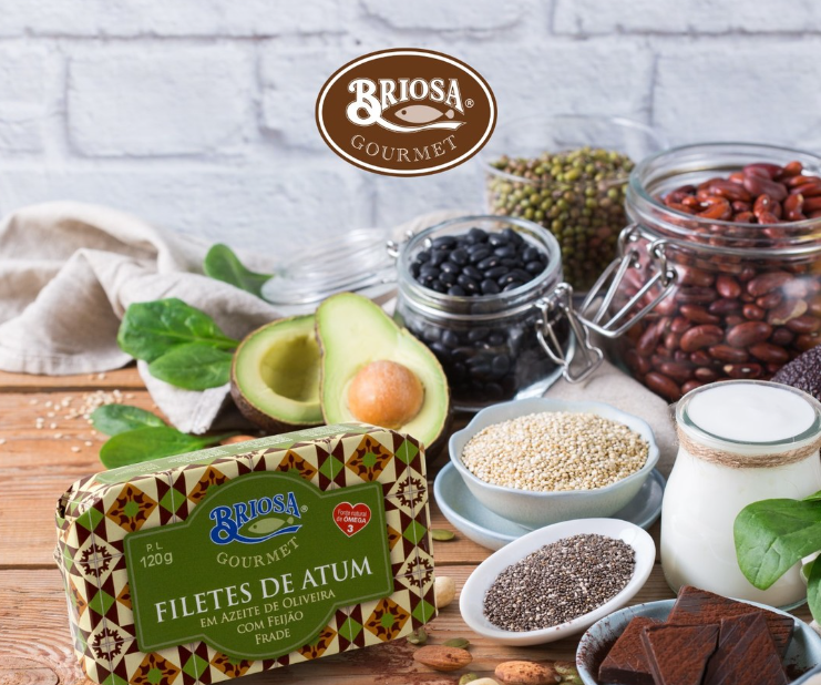 Briosa Gourmet Tuna Fillets in Olive Oil with Black Eyed Peas