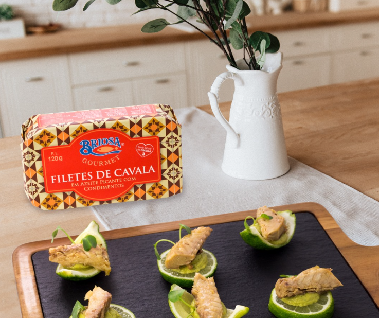 Briosa Gourmet Spiced Mackerel Fillets in Olive Oil