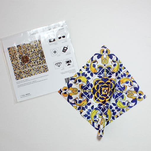 Terra Lusa 17th Century Portuguese Tiles Microfiber Cleaning Cloth