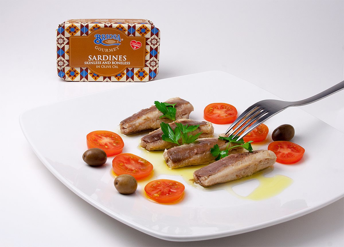 Briosa Skinless and Boneless Sardines in Olive Oil
