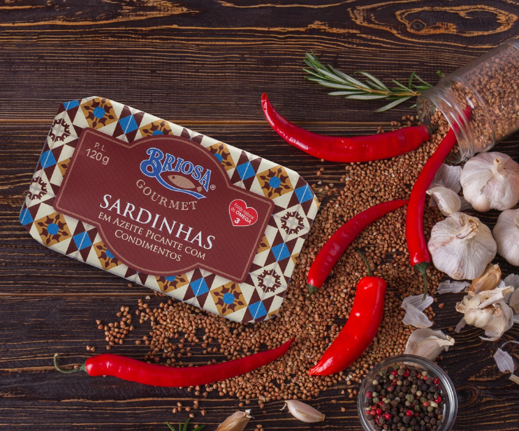 Briosa Gourmet Spiced Sardines in Olive Oil