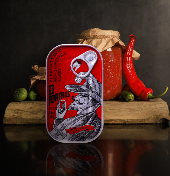 Porthos Spiced Sardines in Olive Oil