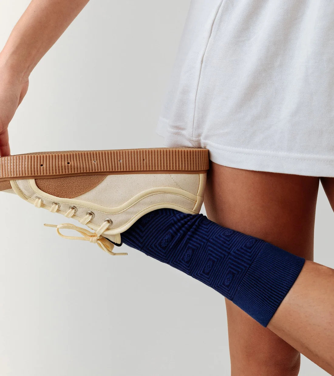 Sir Tile Blue Squares Socks